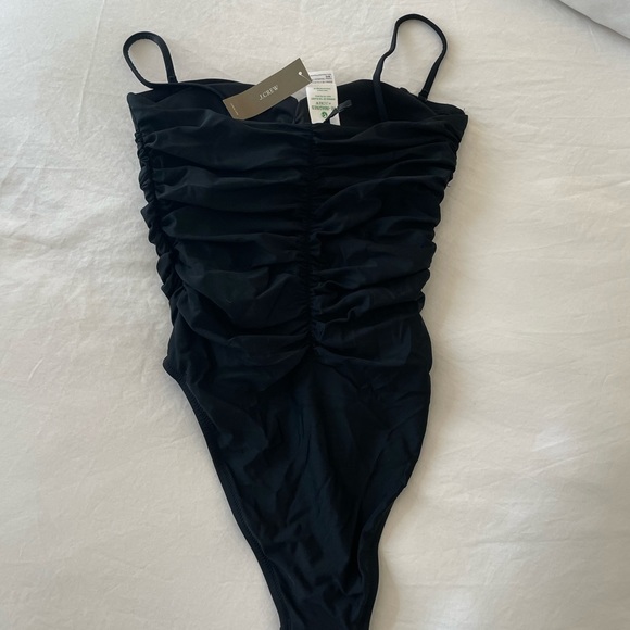 J. Crew ruched sweetheart one piece - Picture 3 of 3